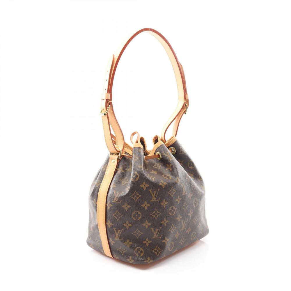 Louis Vuitton Monogram Noe Bag Bucket Leather Brown Shoulder Canvas